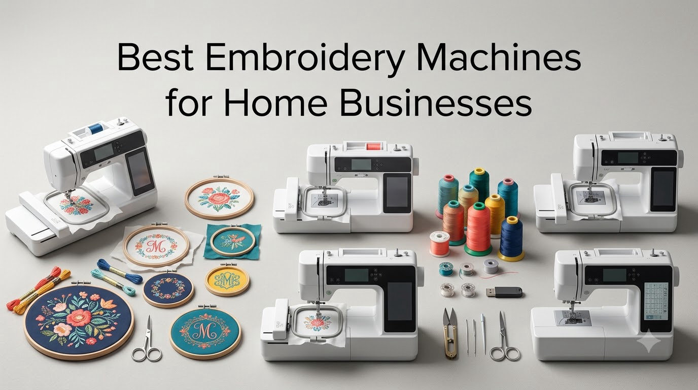 Best Embroidery Machines for Home Businesses