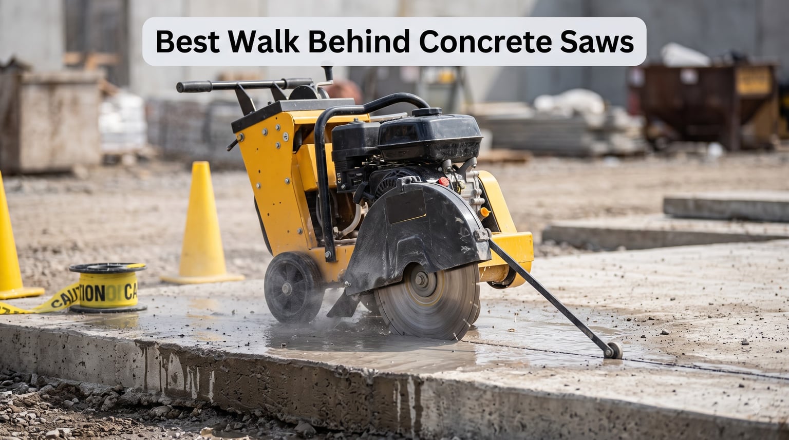 Best Walk Behind Concrete Saws