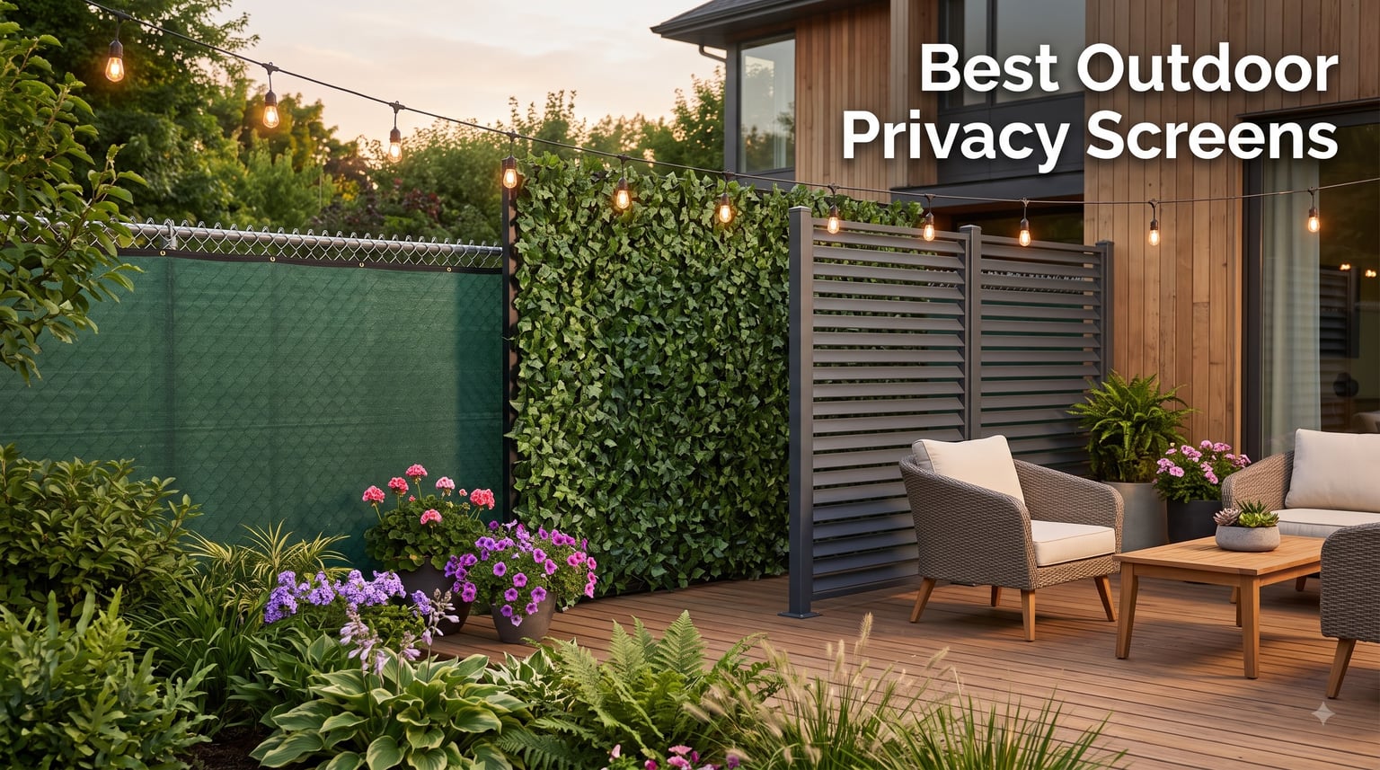 Best Outdoor Privacy Screens