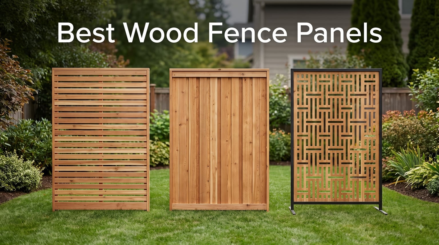 Best Wood Fence Panels