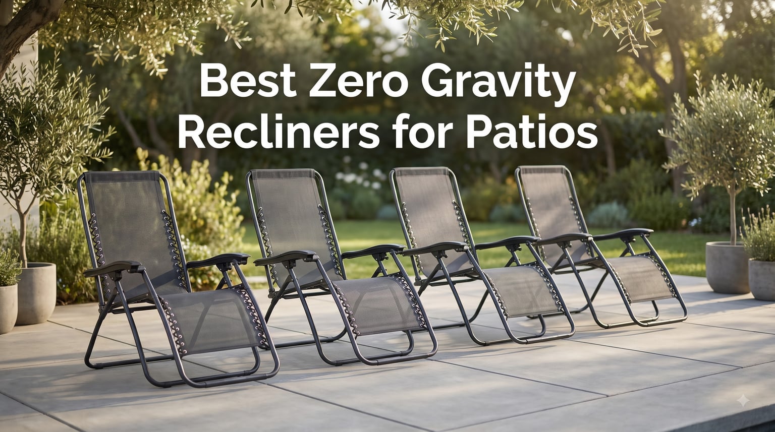 Best Zero Gravity Recliners for Patios