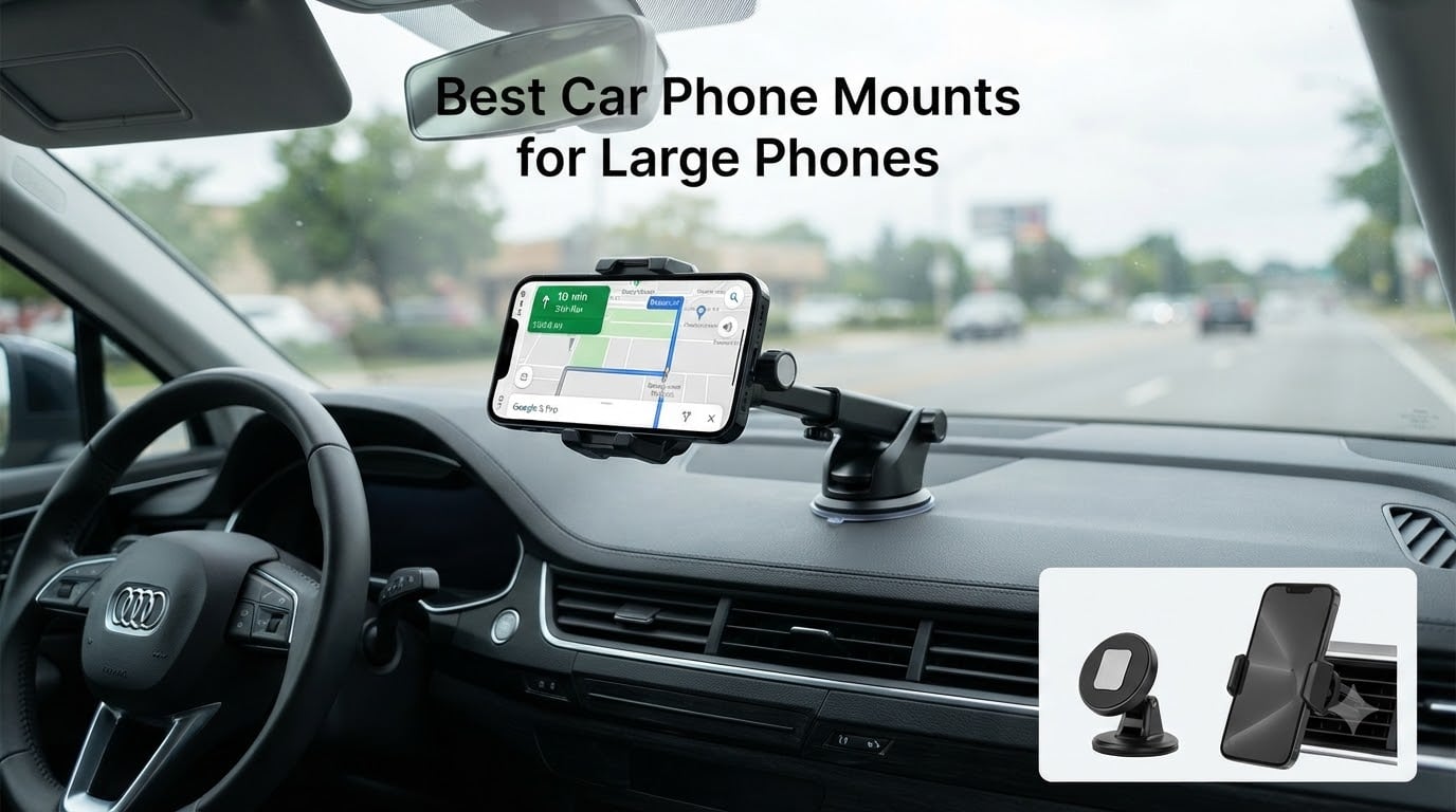 Best Car Phone Mounts for Large Phones