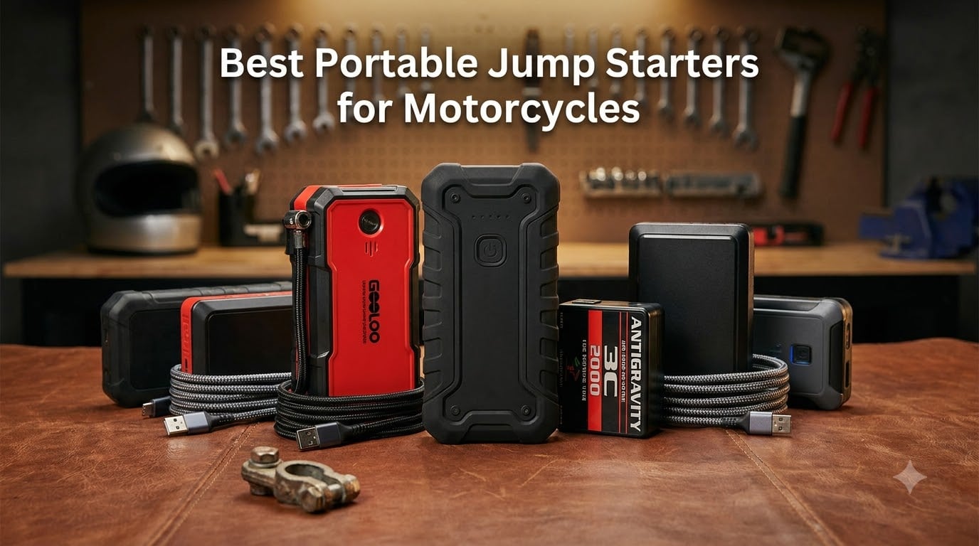 Best Portable Jump Starters for Motorcycles