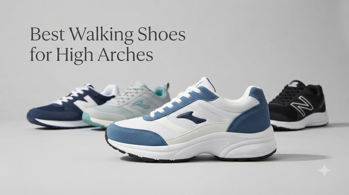 Best Walking Shoes for High Arches