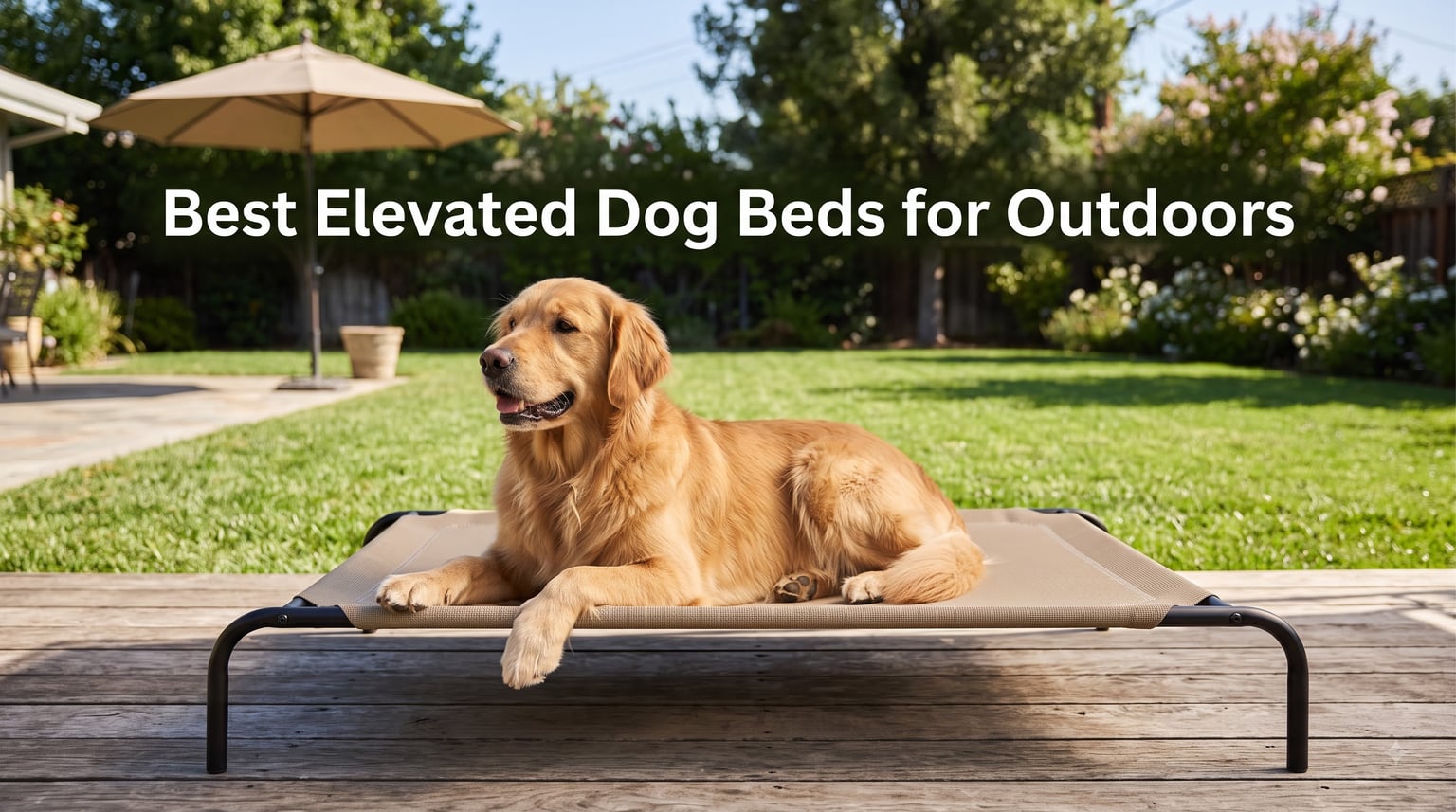 Best Elevated Dog Beds for Outdoors