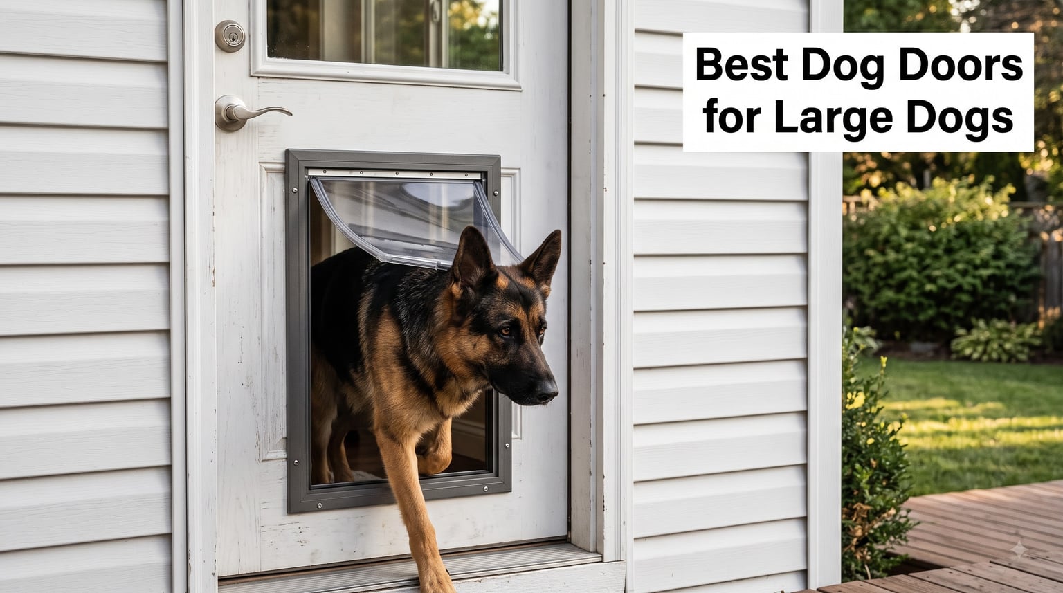 Best Dog Doors for Large Dogs