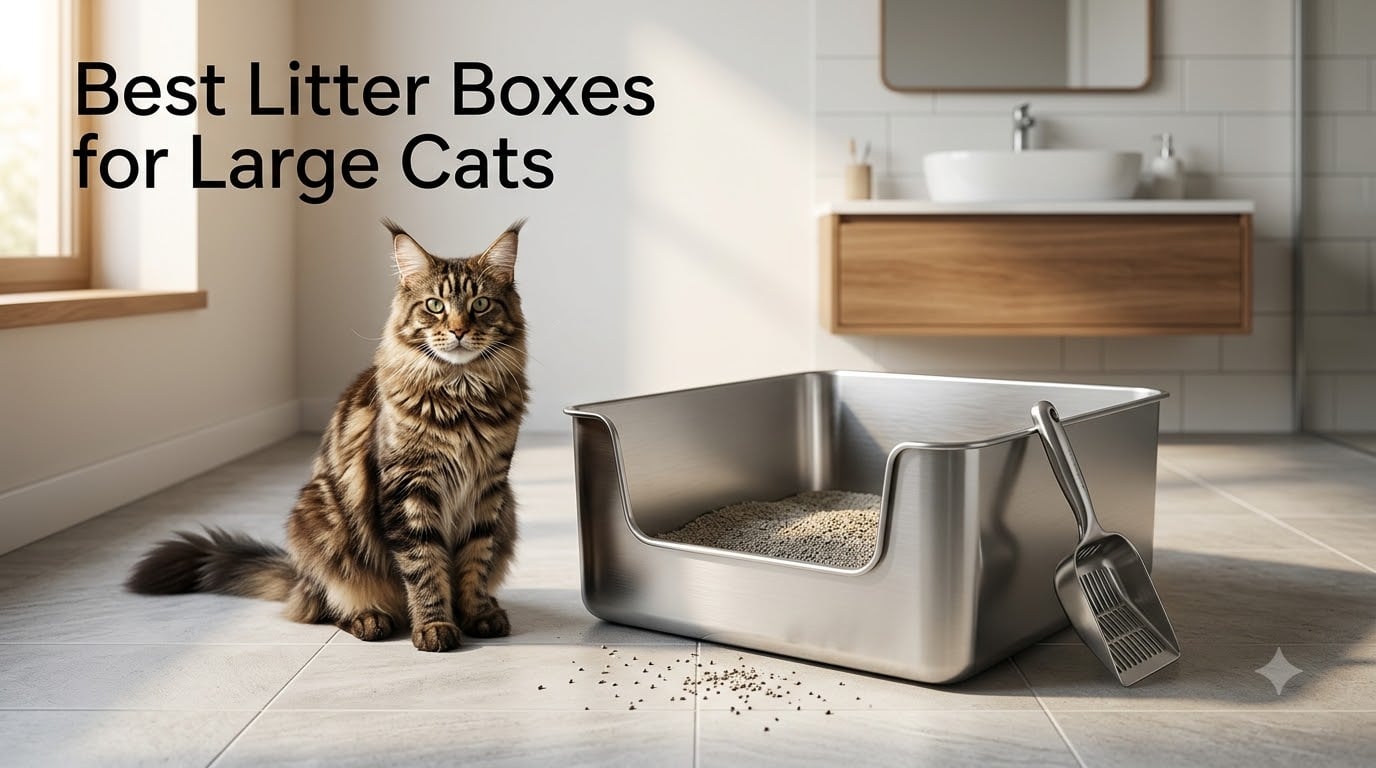Best Litter Boxes for Large Cats