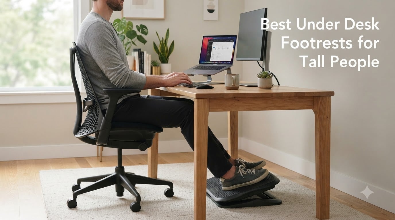 Best Under Desk Footrests for Tall People