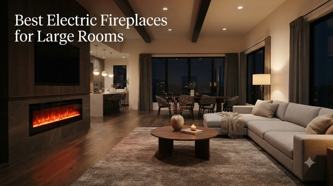 Best Electric Fireplaces for Large Rooms
