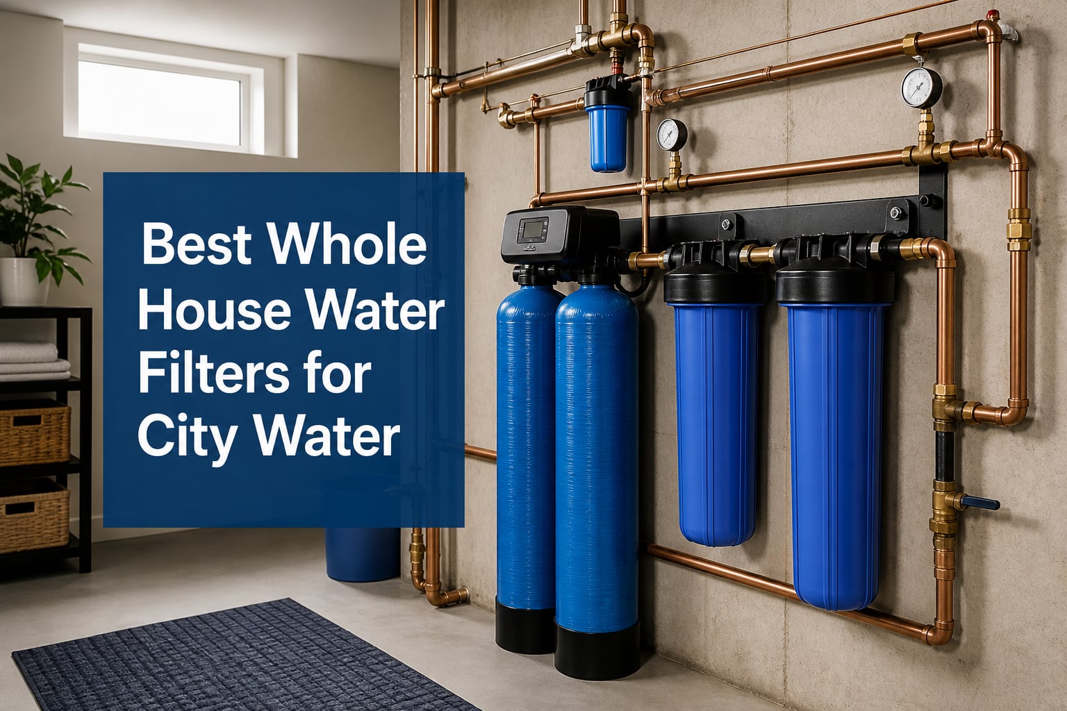 Best Whole House Water Filters for City Water