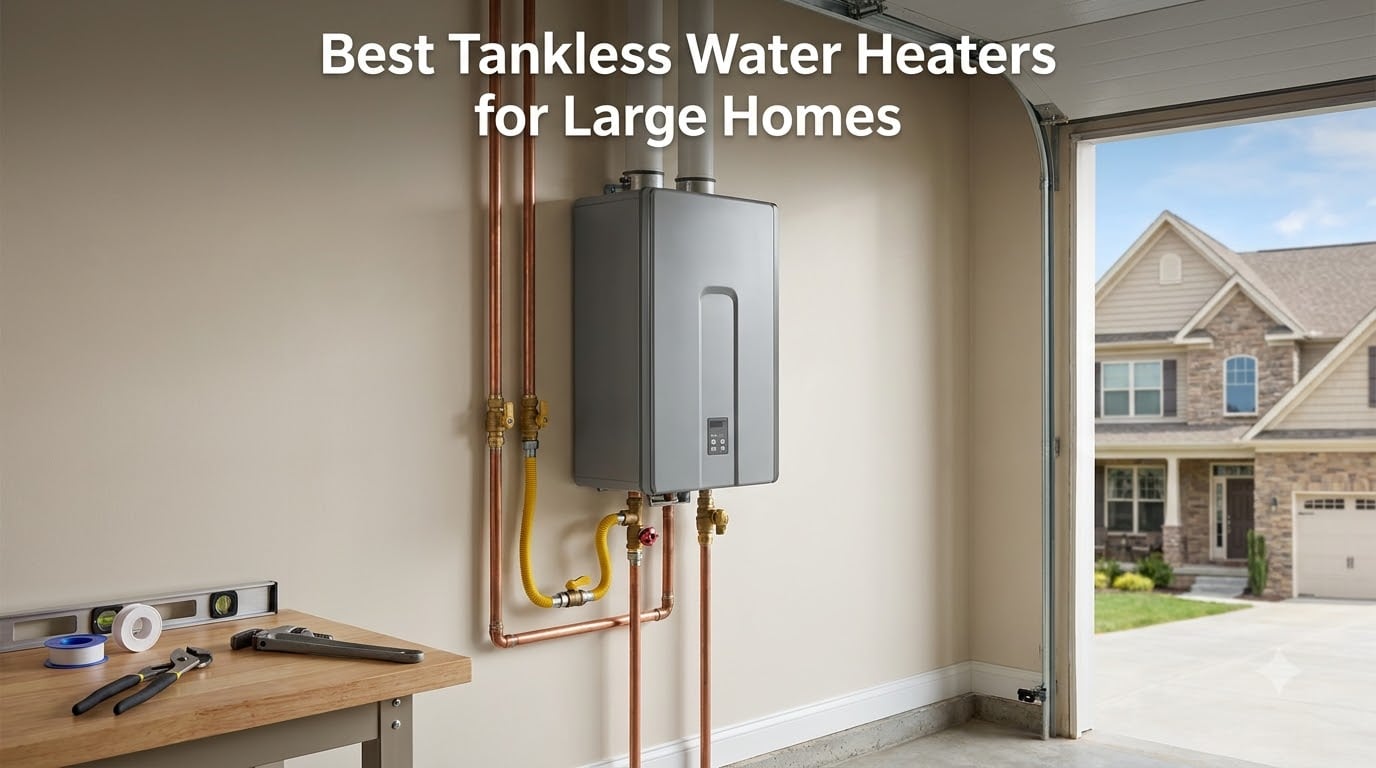 Best Tankless Water Heaters for Large Homes