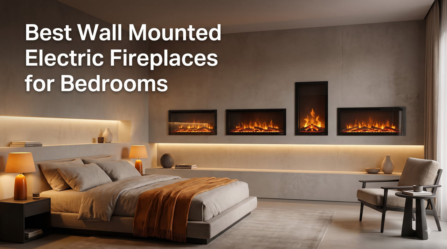 Best Wall Mounted Electric Fireplaces for Bedrooms