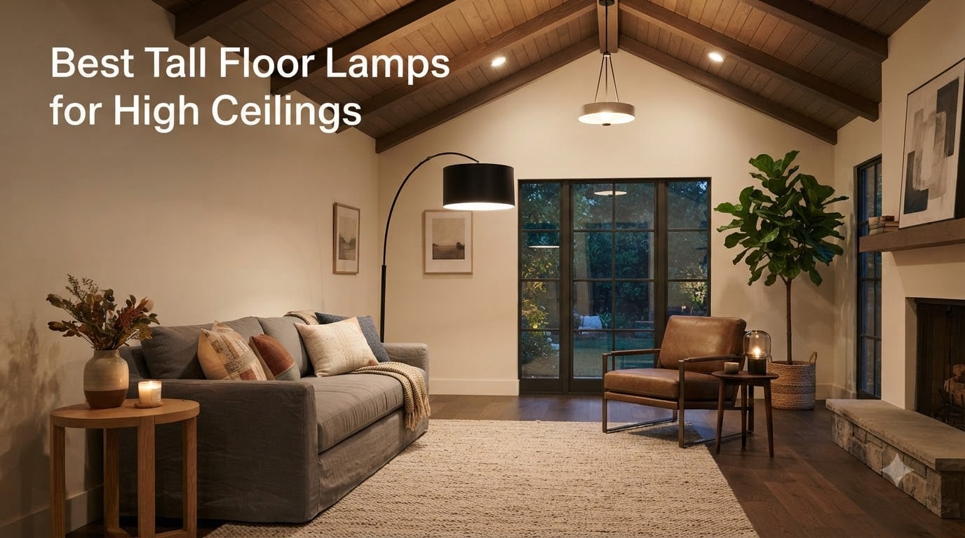 Best Tall Floor Lamps for High Ceilings