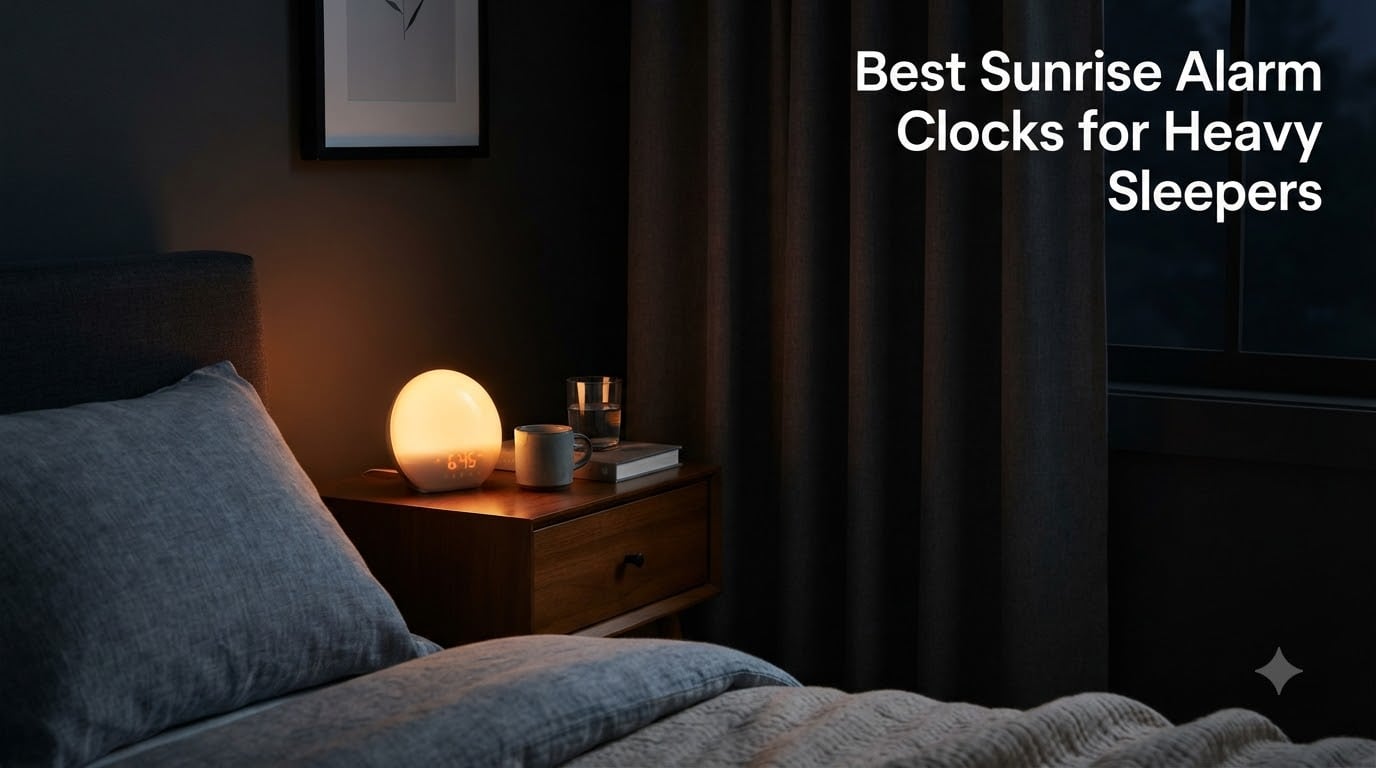 Best Sunrise Alarm Clocks for Heavy Sleepers