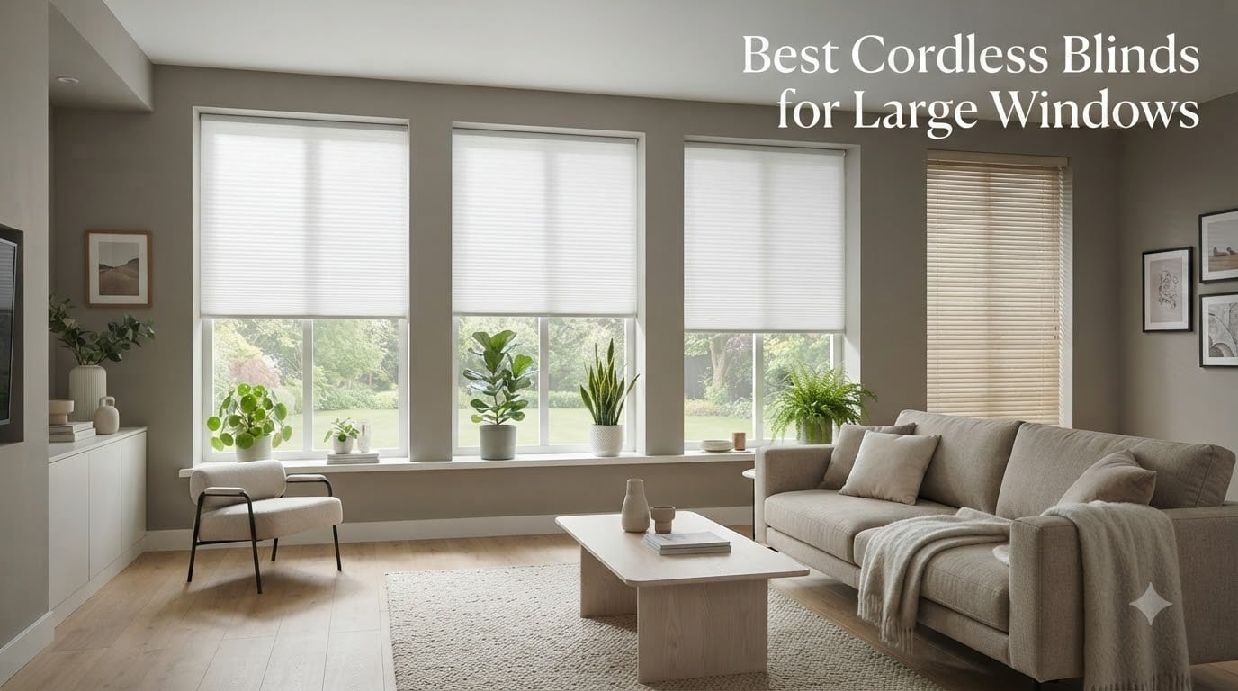Best Cordless Blinds for Large Windows