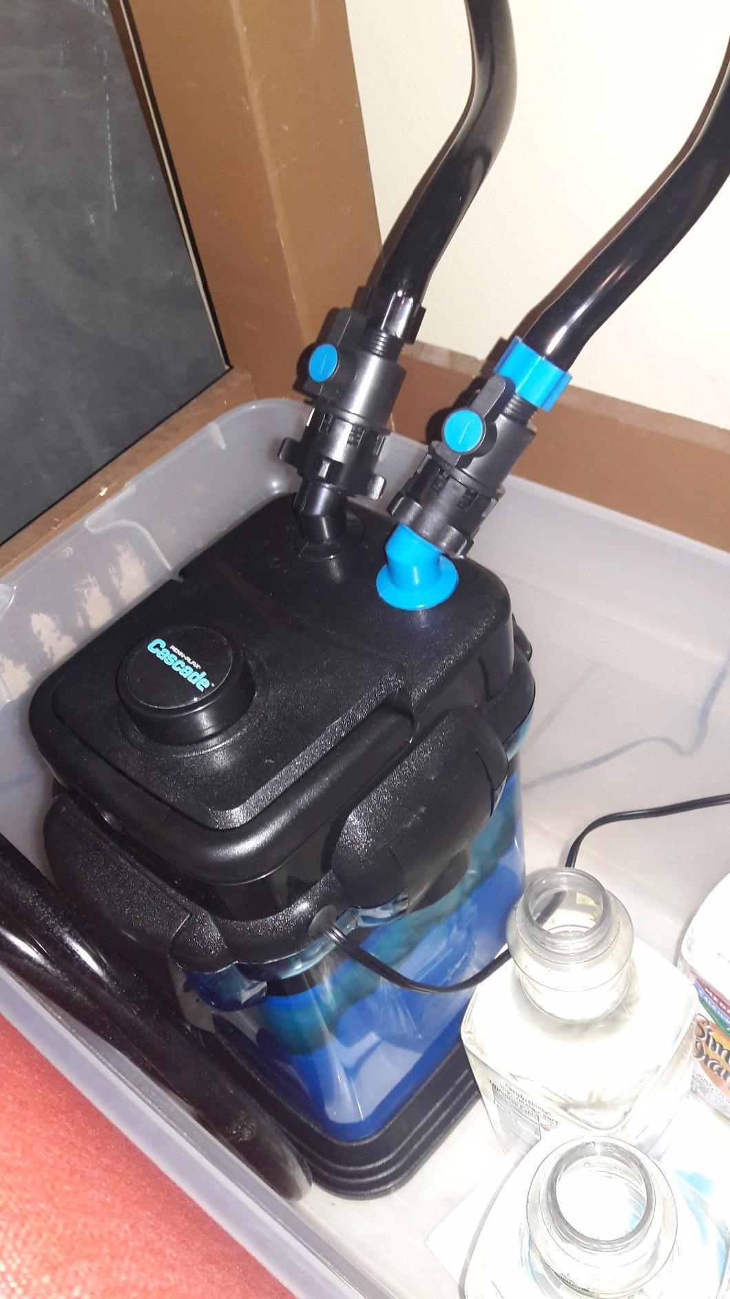 Penn-Plax Cascade 1000 Canister Filter - 265 GPH Aquarium Filter for Tanks Up to 100 Gallons - 360 Degree Flow Valves, Poly Fiber Pads, Bio-Sponge & Activated Carbon -Fresh & Saltwater -11.5x10x17in customer photo 1