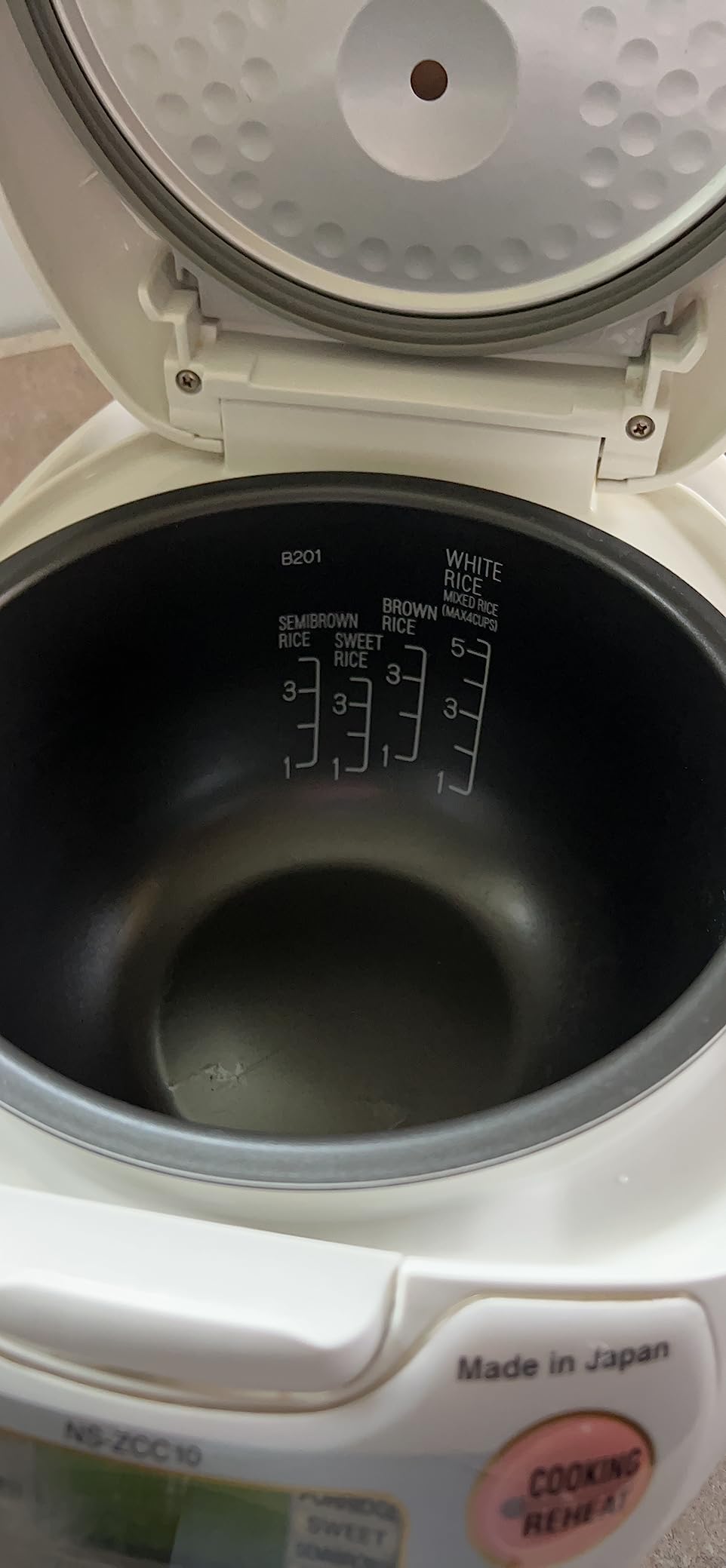 Zojirushi Neuro Fuzzy 10-Cup Rice Cooker and Warmer (Premium White) customer photo 1