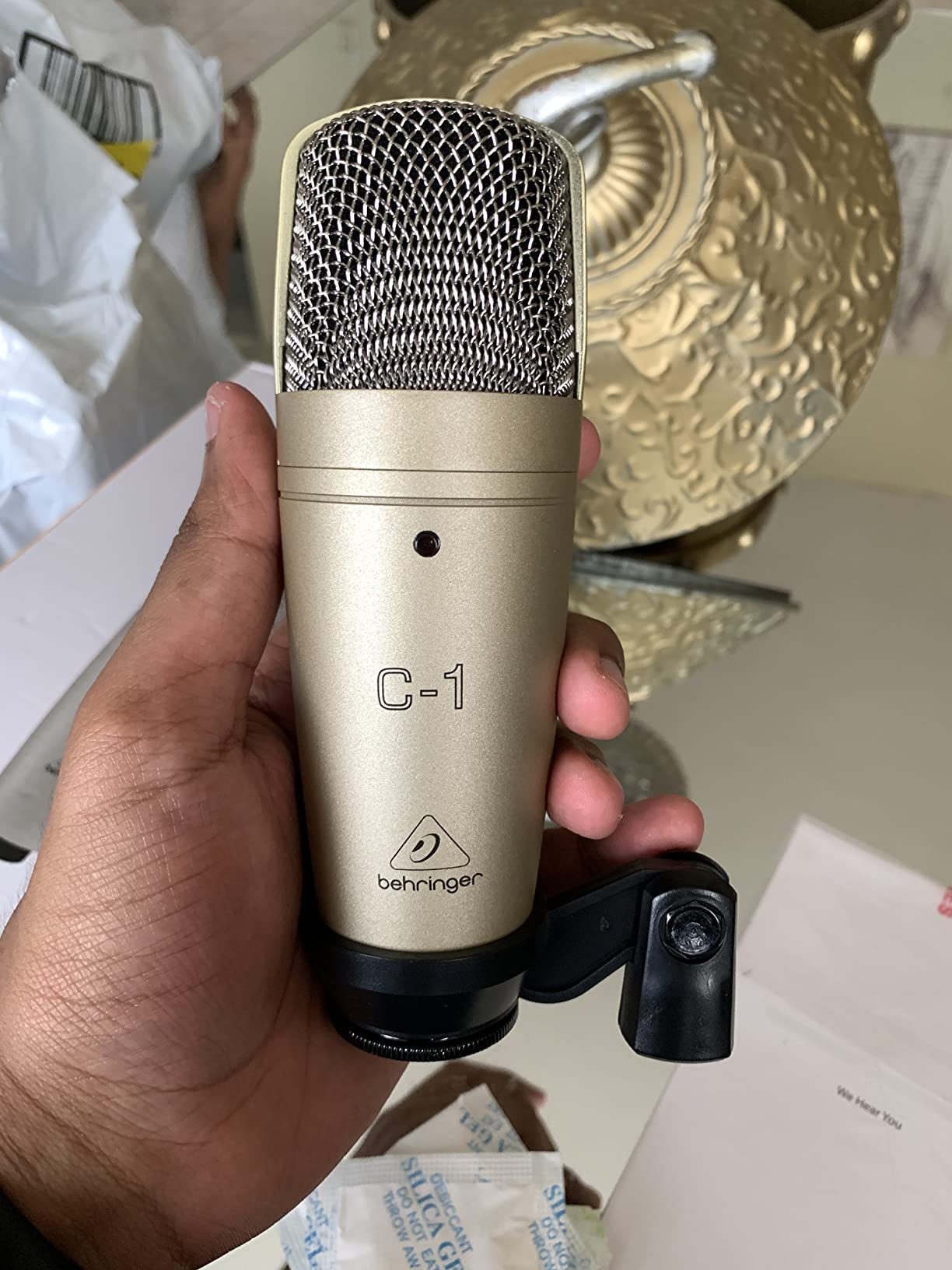 Behringer C-1 Studio Condenser Microphone customer photo 1