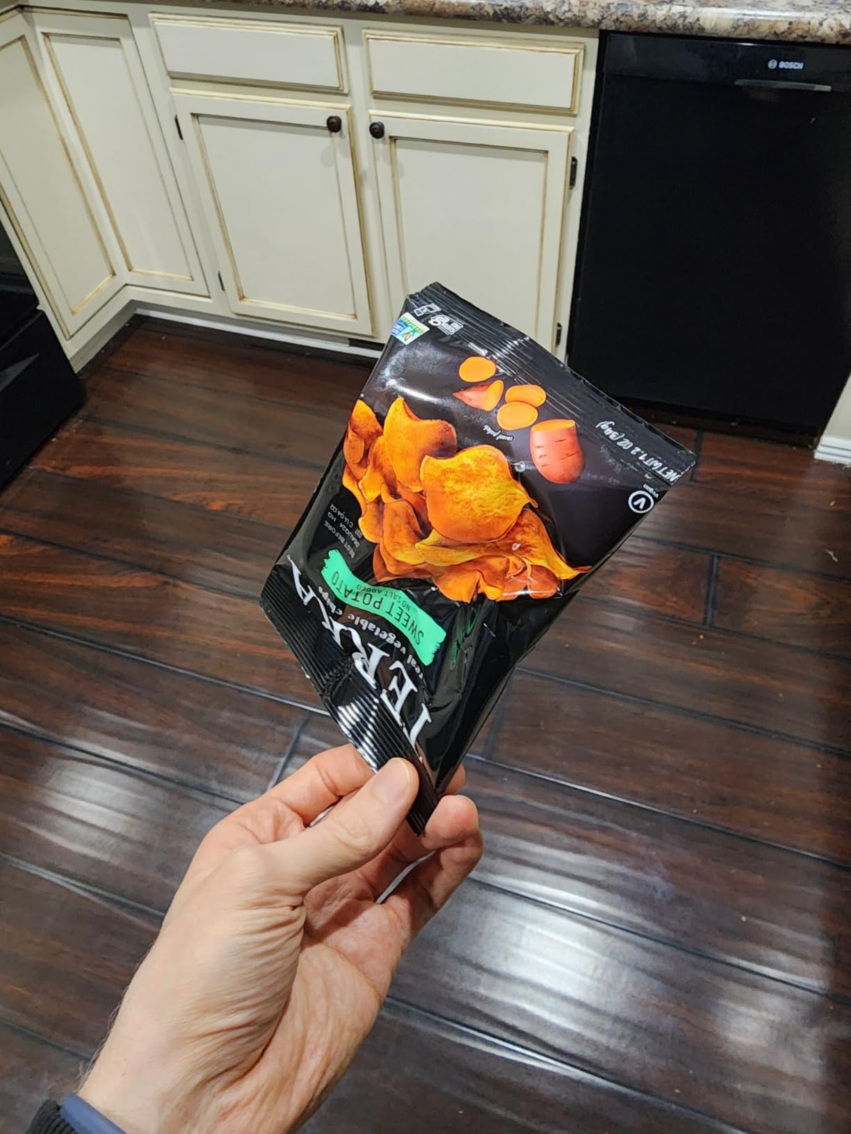 Terra Sweet Potato Vegetable Chips - Gluten Free Snacks, No Salt Added, 1.2 Oz (Pack of 24) customer photo 2