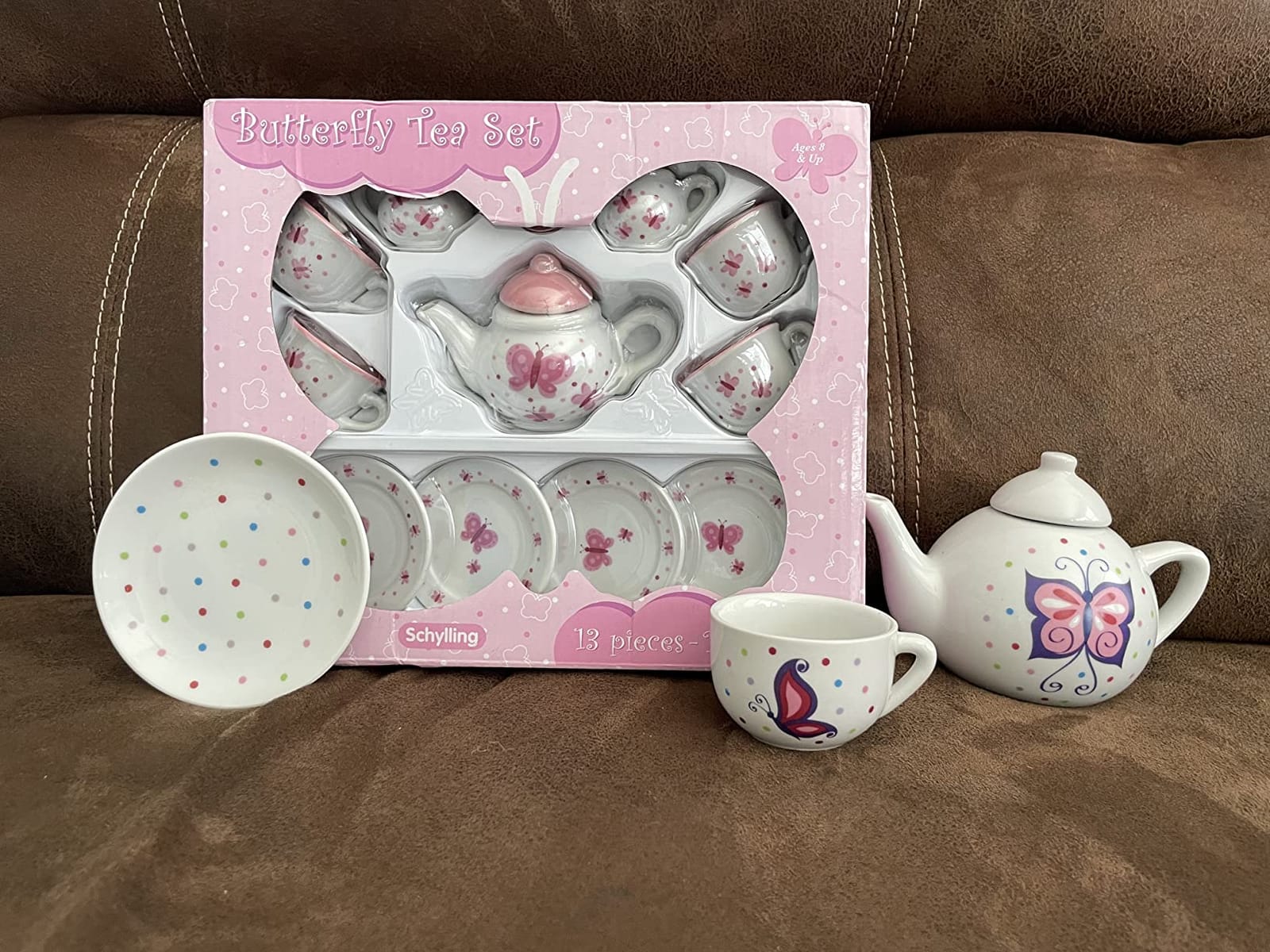 Schylling Butterfly Porcelain Tea Set customer photo 2