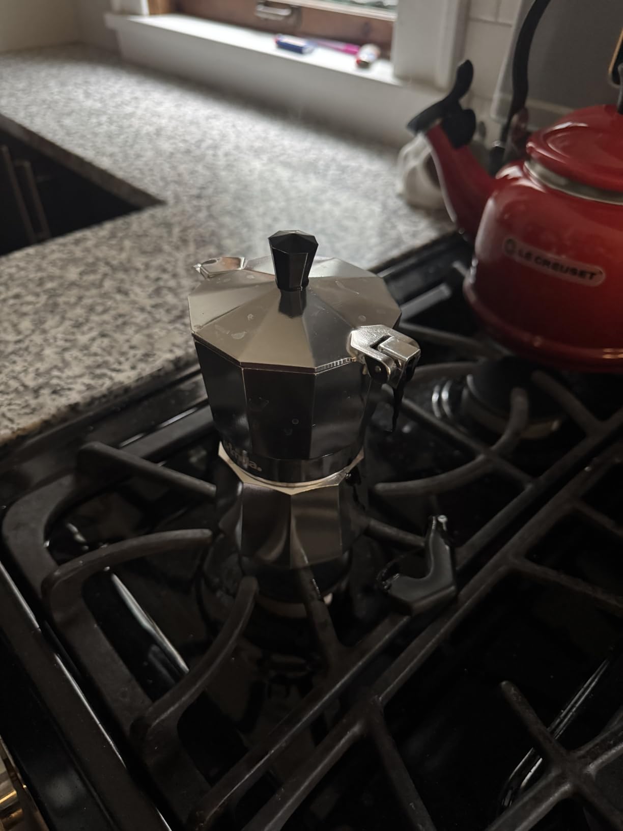 Primula Classic Stovetop Espresso and Coffee Maker, Moka Pot for Italian and Cuban Café Brewing, Greca Coffee Maker, Cafeteras, 3 Espresso Cups, Silver customer photo 1