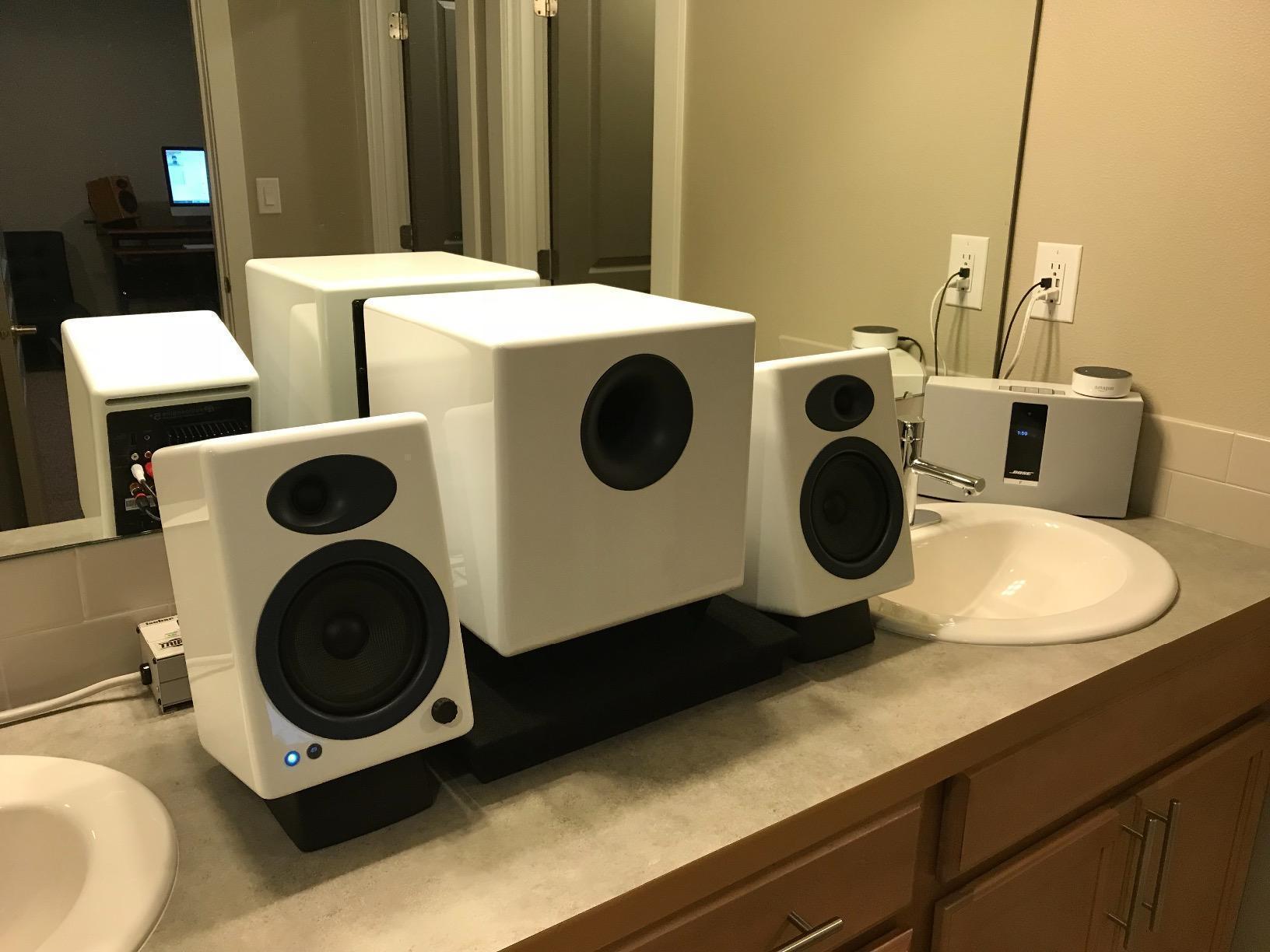 Audioengine S8 Powered Subwoofer – 250W Wireless-Ready 8-Inch Bass Speaker customer photo 1