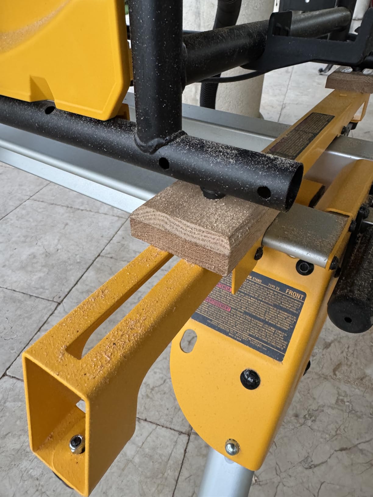 DEWALT Table Saw Stand, Rolling Stand, Collapsible and Portable, Lightweight and Compact (DW7440RS) customer photo 2