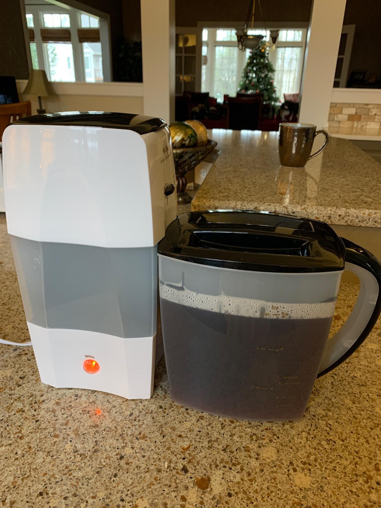 Mr. Coffee 3-Quart Iced Tea and Iced Coffee Maker, Blue customer photo 1