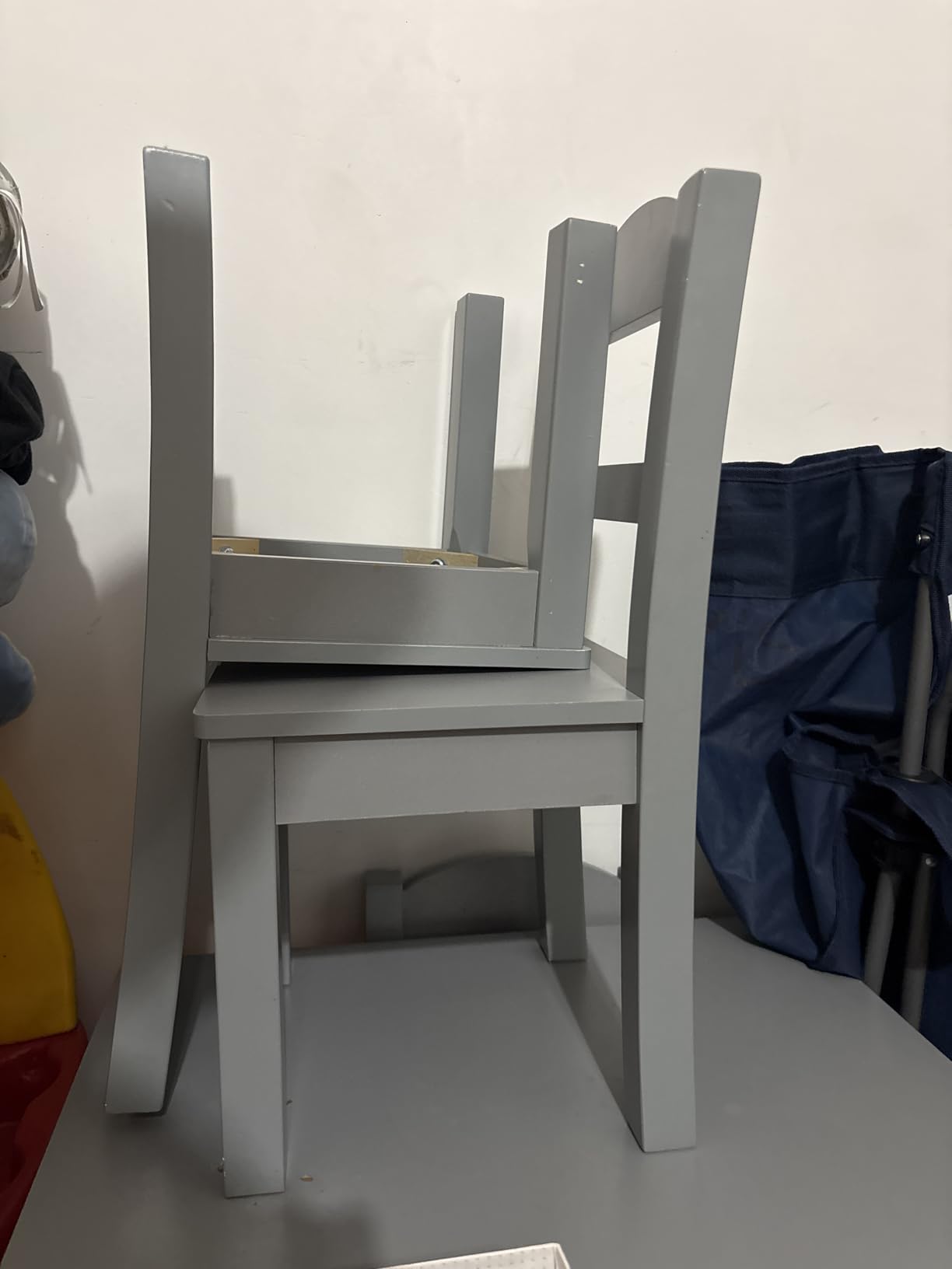 Humble Crew Toddler Table and Chair Set for Kids, Wood Activity Furniture customer photo 2