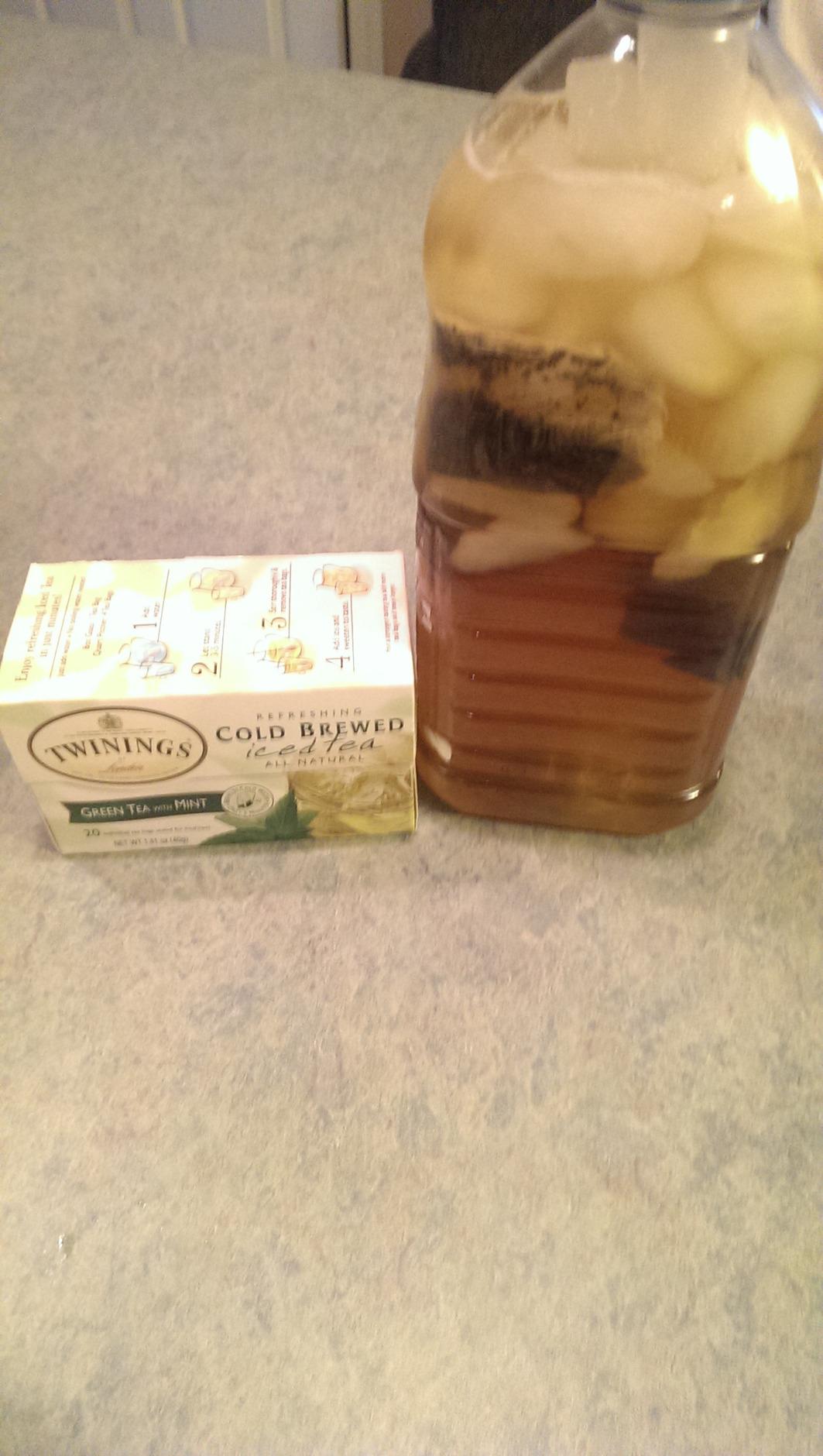 Twinings Mint Green Cold Brew Iced Tea Bags, 20 Count (Pack of 6), Unsweetened Flavoured Green Tea, Caffeinated, 120 Teabags customer photo 2