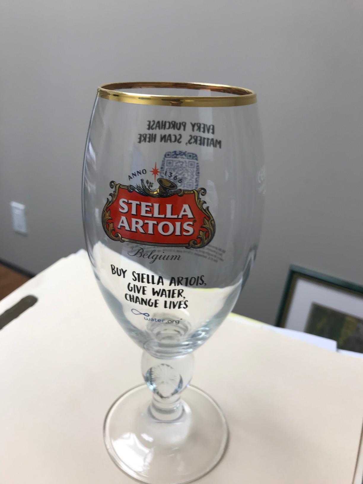 Stella Artois 40 Cl Beer Glasses Set of 2 customer photo 2