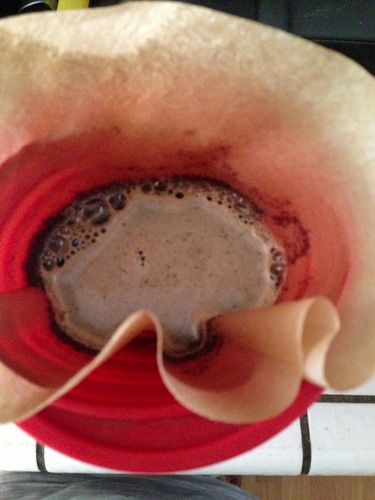 Kuissential Silicone Pour Over Coffee Dripper, Collapsible & Reusable customer photo 1