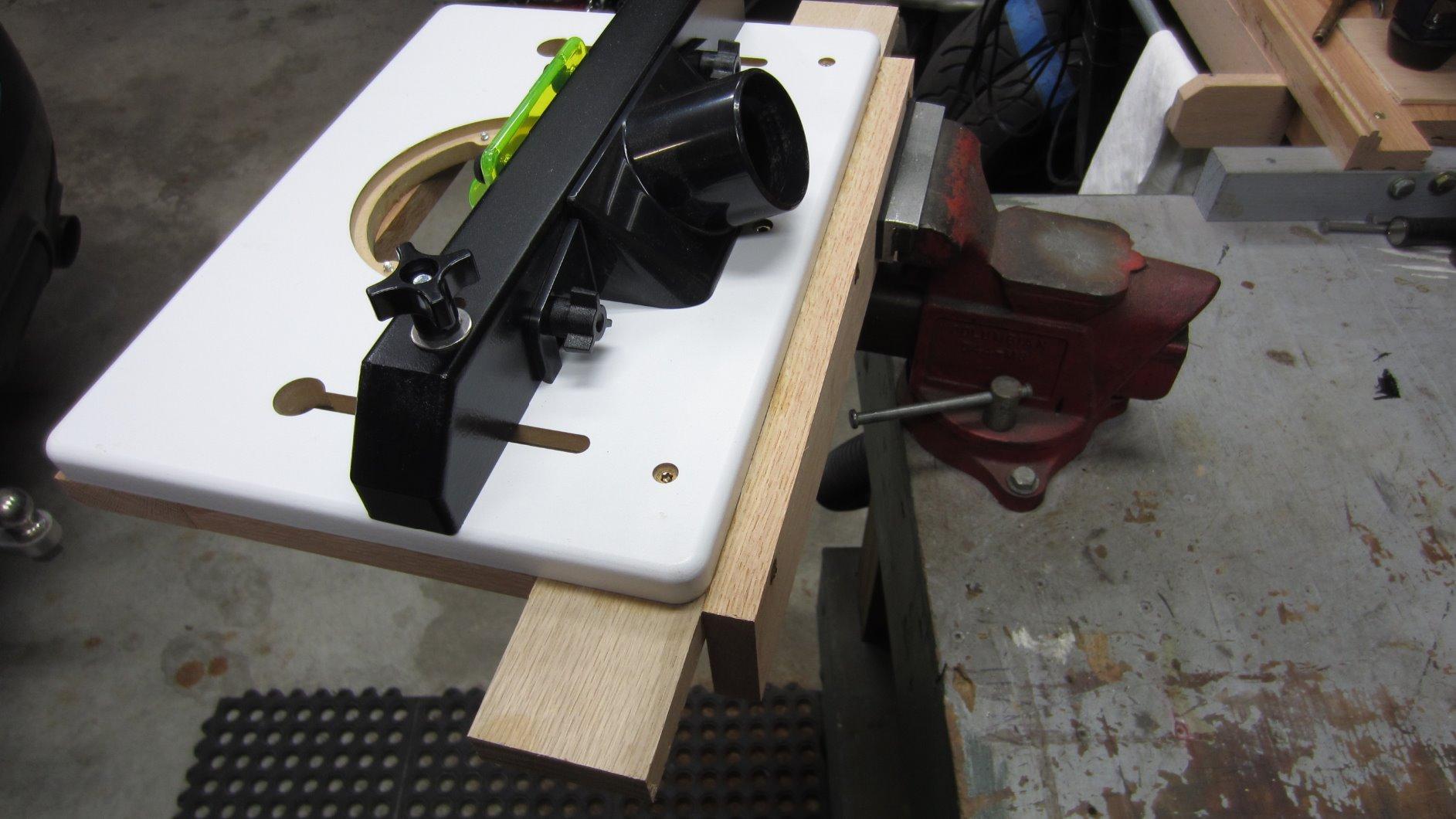 Rockler Trim Router Table with Bit Guard, Adjustable Compact Router Table customer photo 2