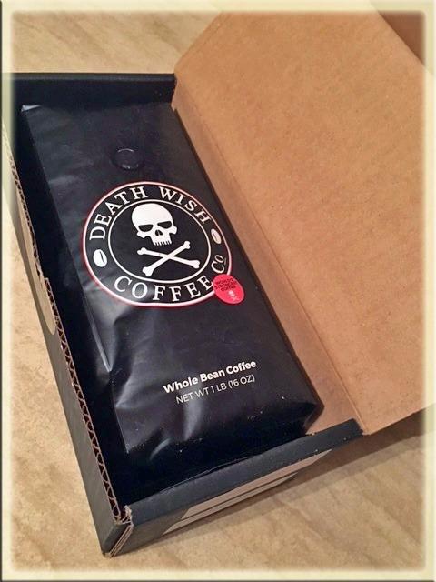 Death Wish Coffee Organic Dark Roast Whole Bean Coffee, Fair Trade, 16 oz customer photo 1