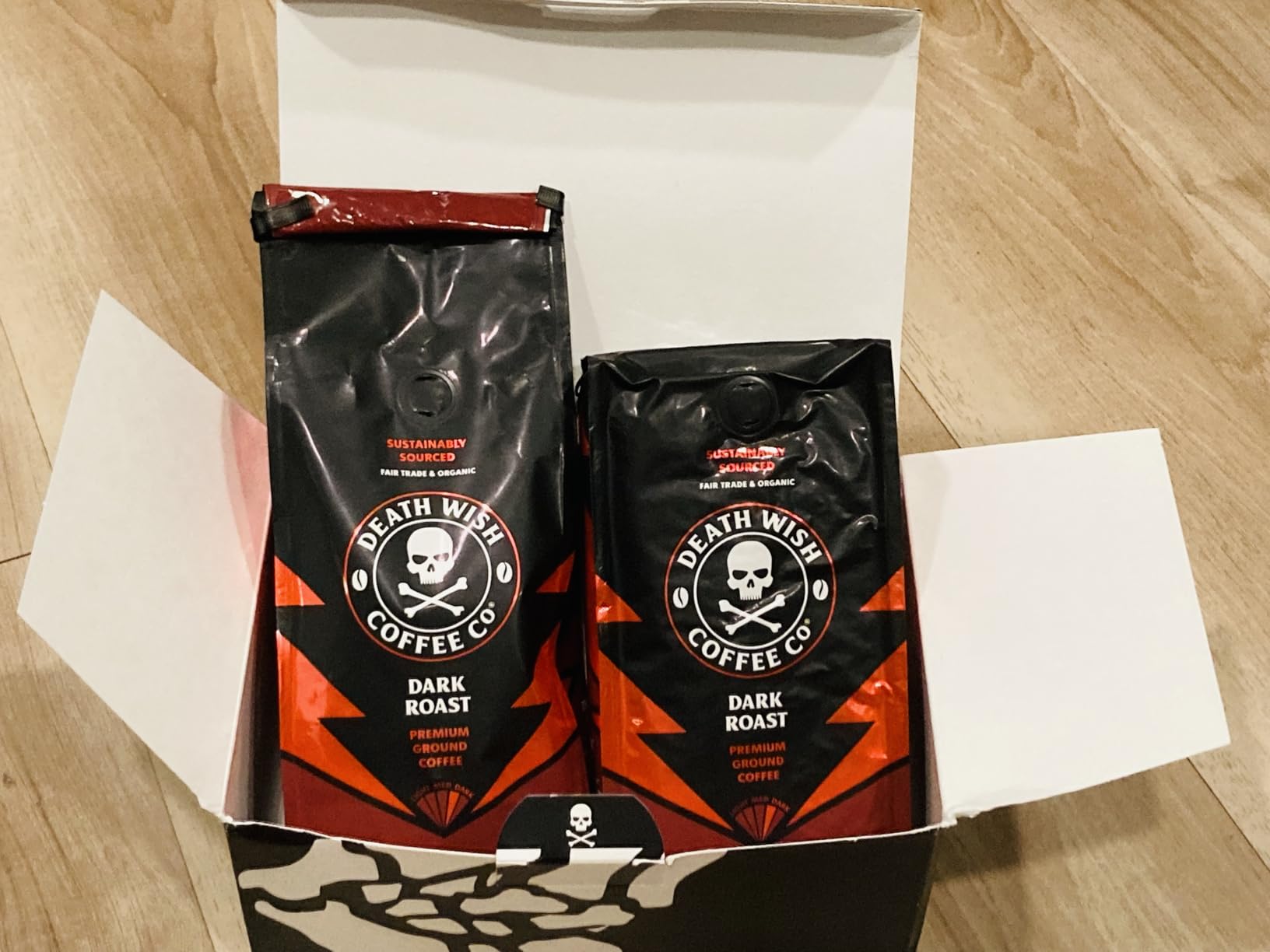 Death Wish Coffee Organic Dark Roast Ground Coffee, Fair Trade, 16 oz customer photo 2