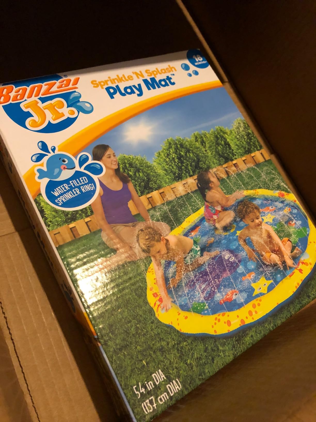 BANZAI 54In-Diameter Sprinkle & Splash Play Mat customer photo 2