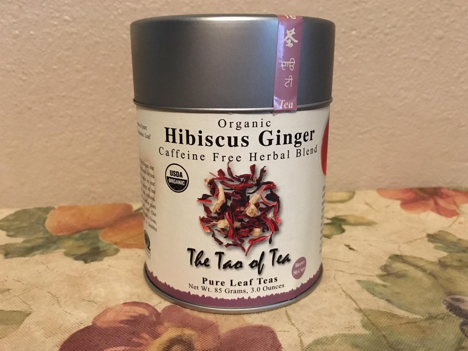 The Tao of Tea, Hibiscus Ginger Tea, Loose Leaf, 3.0 Ounce Tin to make 50 cups customer photo 2