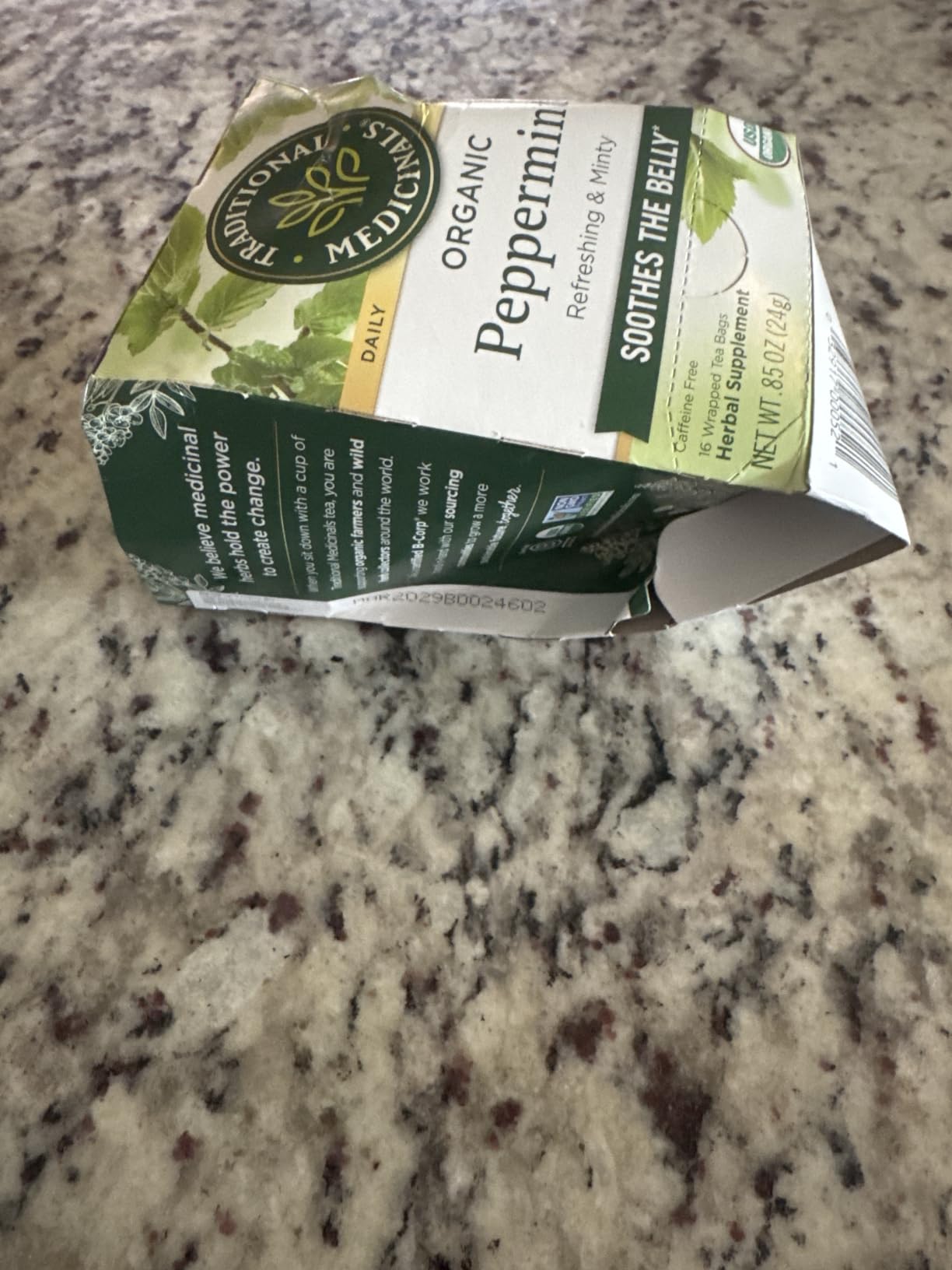 Traditional Medicinals Organic Peppermint, 16 Tea Bags customer photo 1