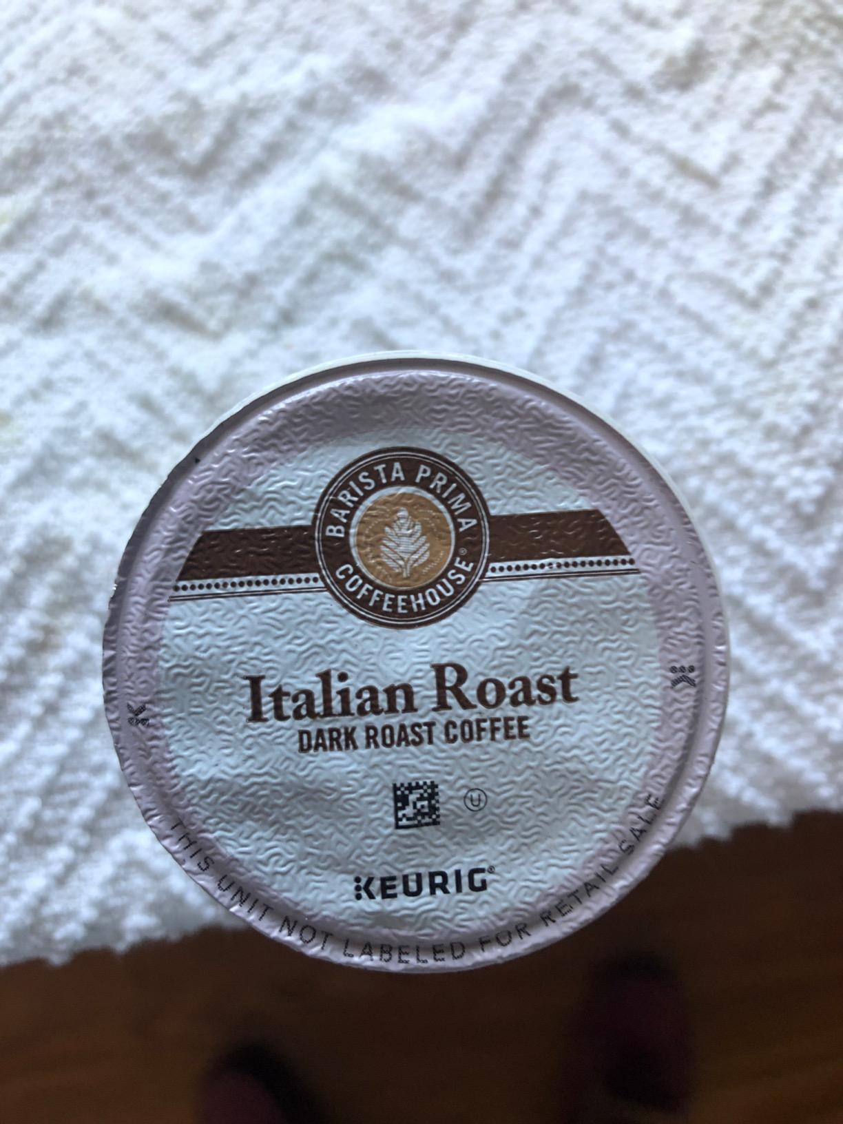 Barista Prima Italian Roast Coffee, Keurig K-Cup Pods, Dark Roast, 96/Carton (66149) customer photo 1