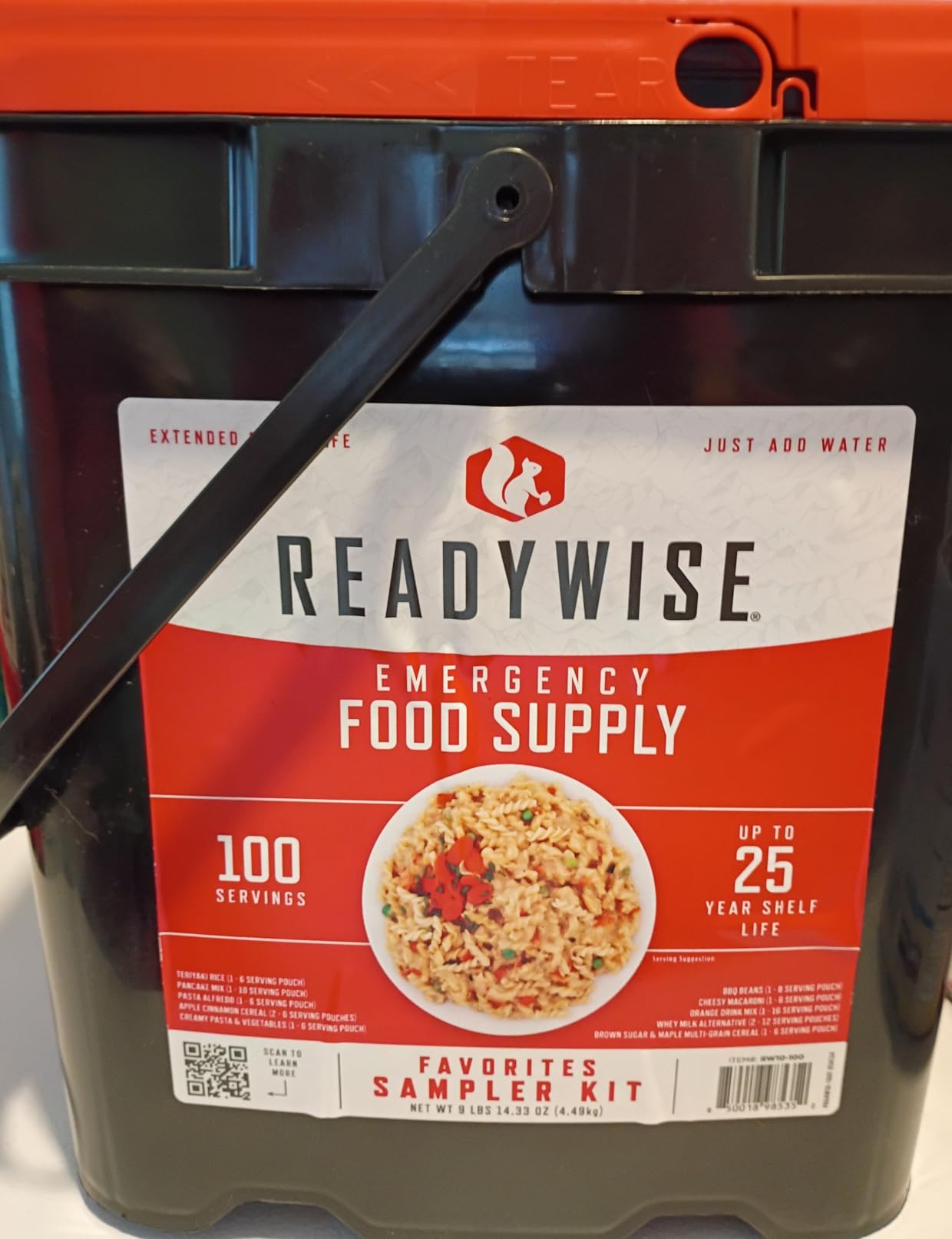 READYWISE Emergency Food Survival Supply Prepper Pack Bucket, 52 Servings customer photo 1