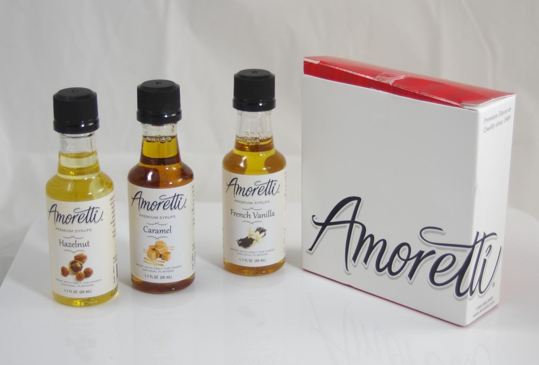 Amoretti Premium Classic Syrups 50ml 3 Pack (French Vanilla, Caramel, Hazelnut), 1.69 Fl Oz (Pack of 3) customer photo 1