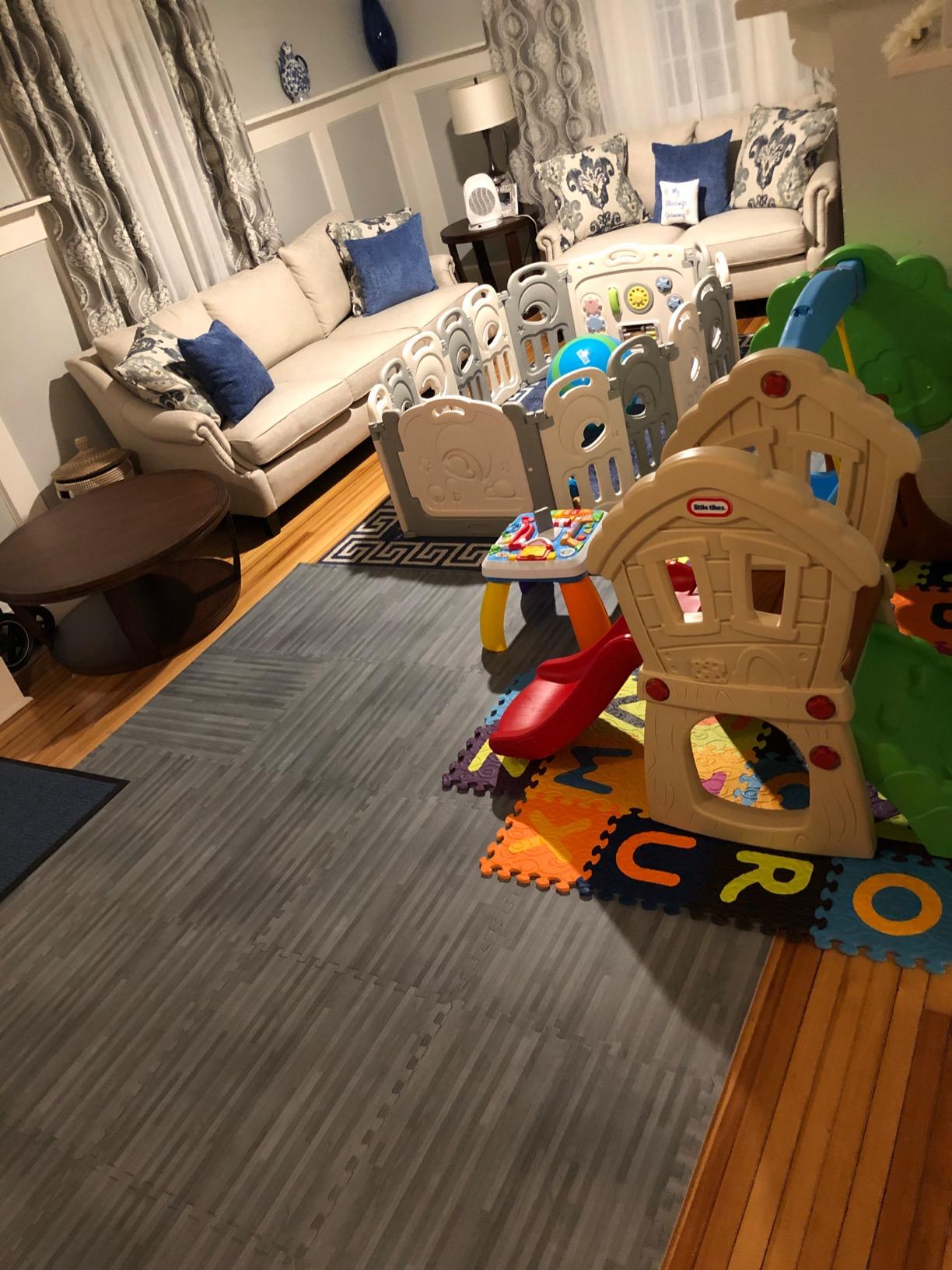 Little Tikes Hide & Seek Climber and Swing, Indoor Outdoor with Slide - Easy Set Up - Toddler Playset, 53.50''L x 52.00''W x 41.00''H customer photo 2