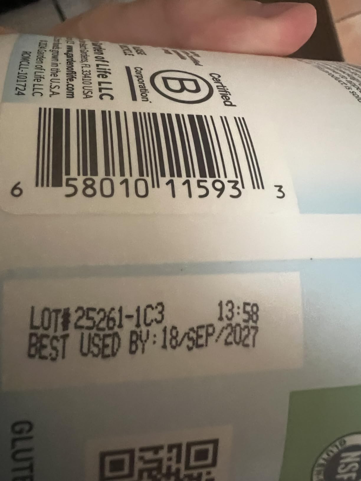 Garden of Life Raw Organic Meal Protein Powder, Chocolate, 14 Servings customer photo 2
