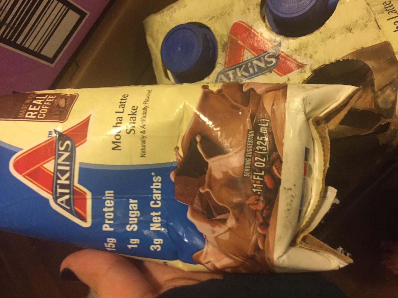 Atkins, Mocha Late Protein Shake, 11 Fl Oz, 4 Pack customer photo 1