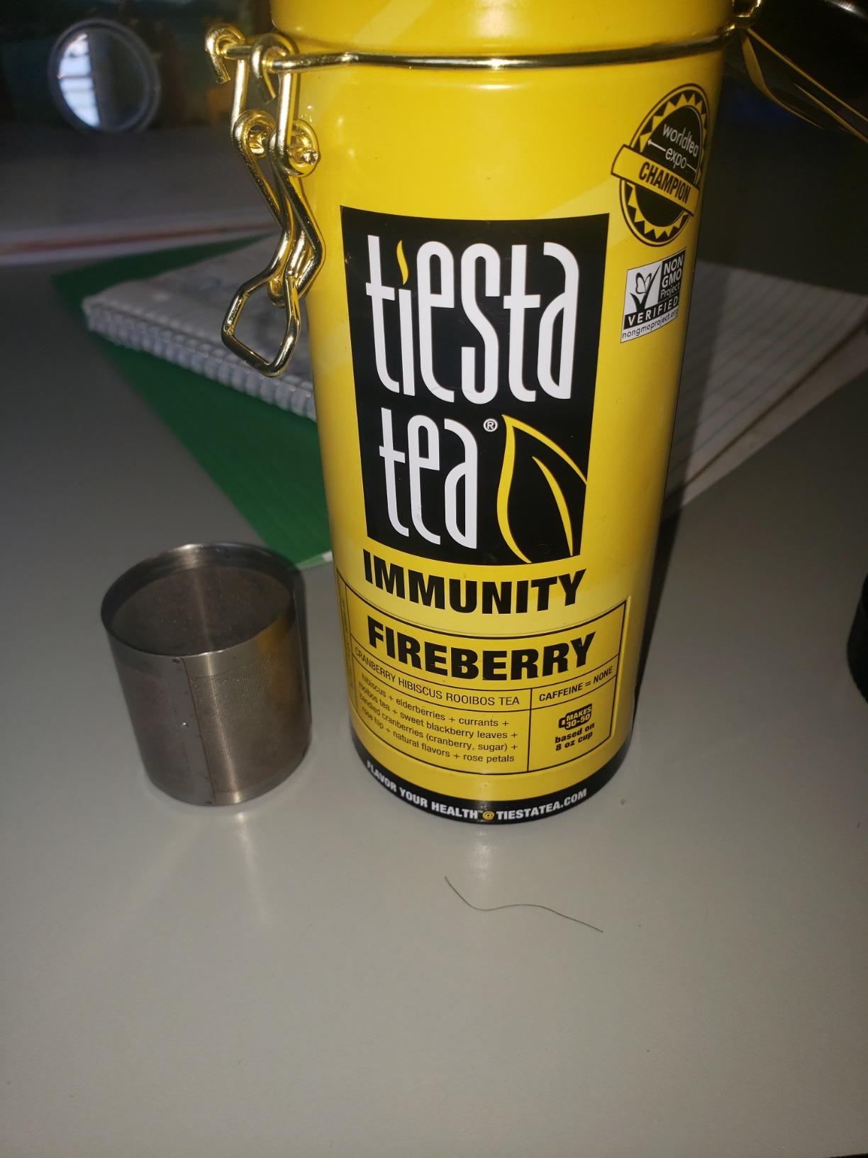 Tiesta Tea - Cranberry Hibiscus Rooibos Tea, Fireberry, Loose Leaf customer photo 1