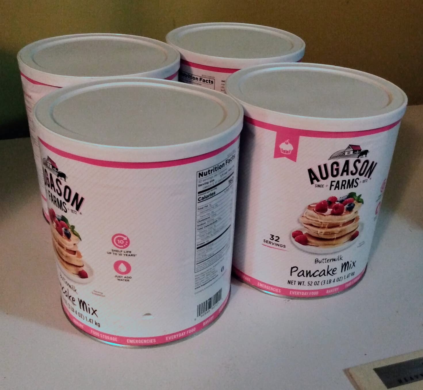 Augason Farms Buttermilk Pancake and Waffle Mix Can customer photo 2
