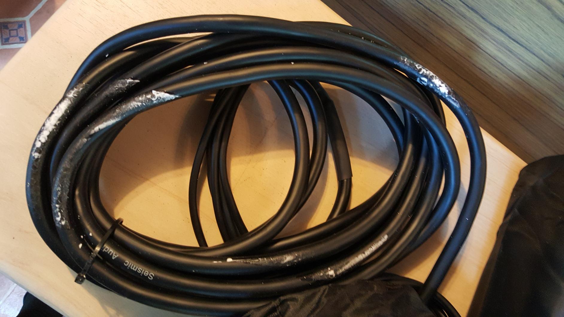 Seismic Audio Speakers 8 Channel Low Profile XLR Send Sub Snake Cable, XLR Splitter Cable, 100 Feet customer photo 2