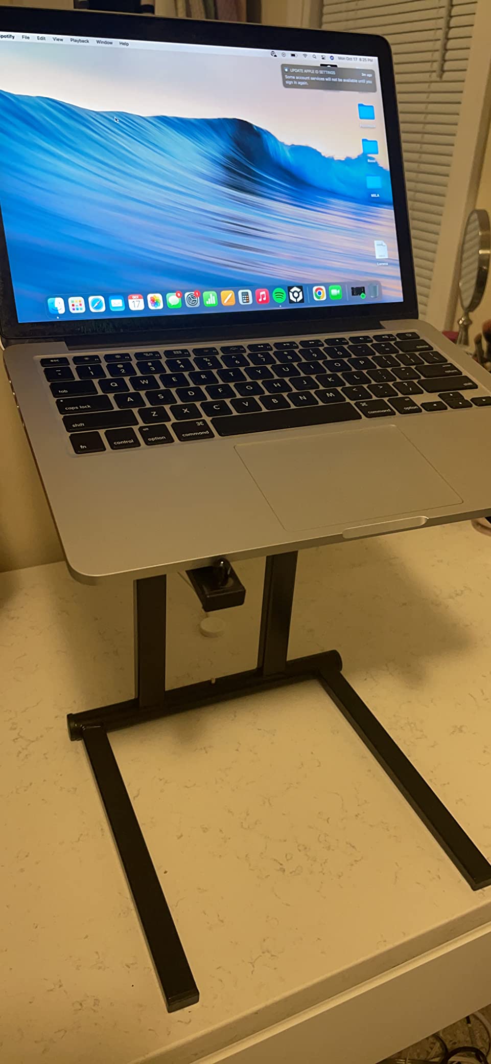 Rockville RLS2400 Lightweight Folding DJ Laptop Stand with Extra Shelf customer photo 1