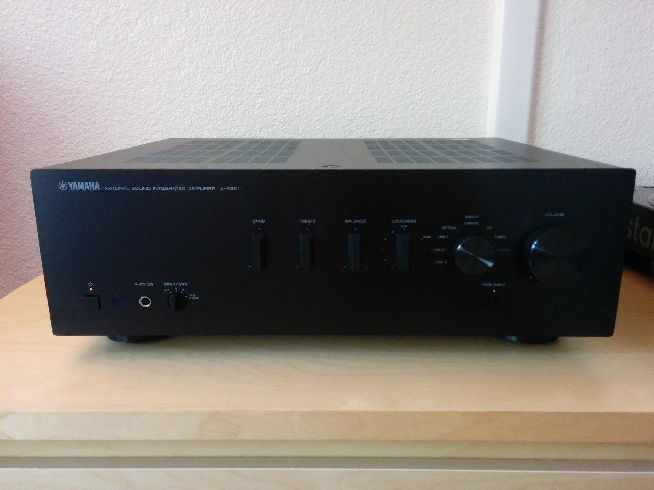 Yamaha Audio A-S301BL Natural Sound Integrated Stereo Amplifier (Black) customer photo 2