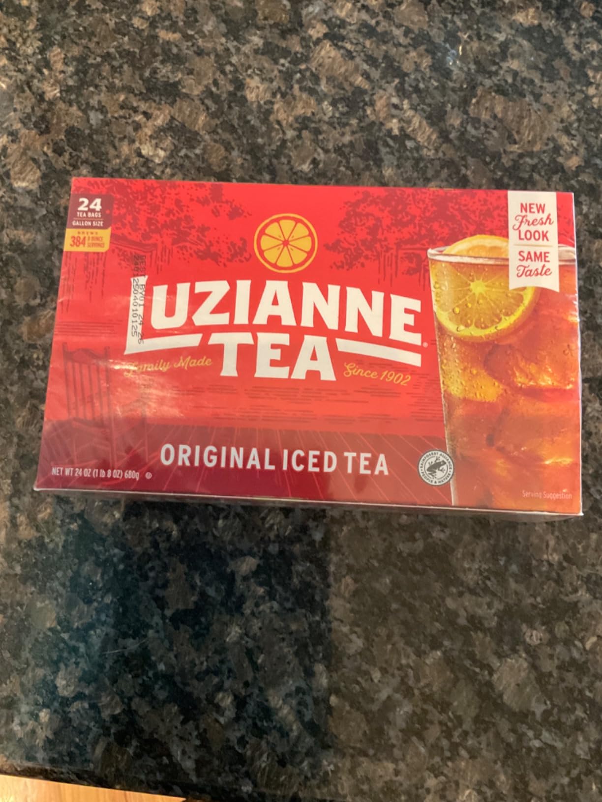 Luzianne Unsweetened Iced Tea Bags, Gallon Size, 24ct Box (Pack of 1) customer photo 1